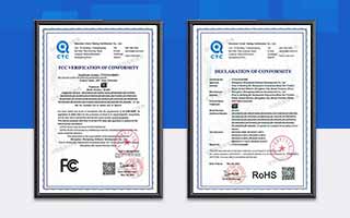 中航軟件榮獲FCC、RoHS認證證書(shū)